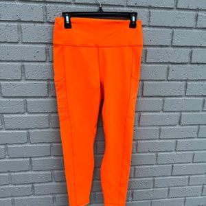 Fabletics orange size large leggins
